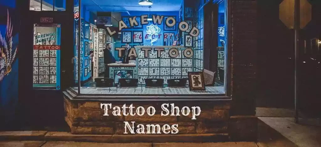 599+Best Tattoo Shop Names