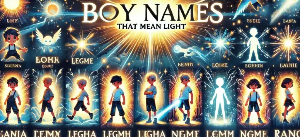 Boy Names That Mean Light