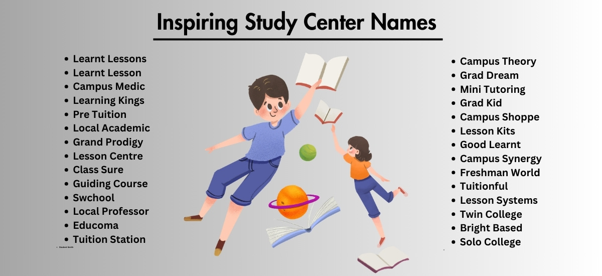 Inspiring Study Center Names