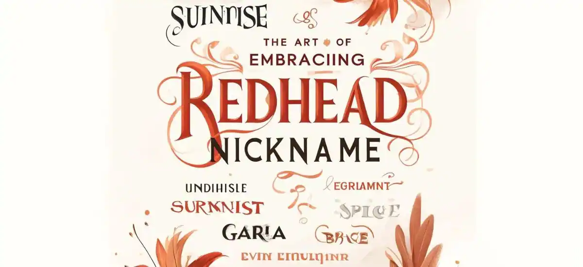 Redhead Nicknames