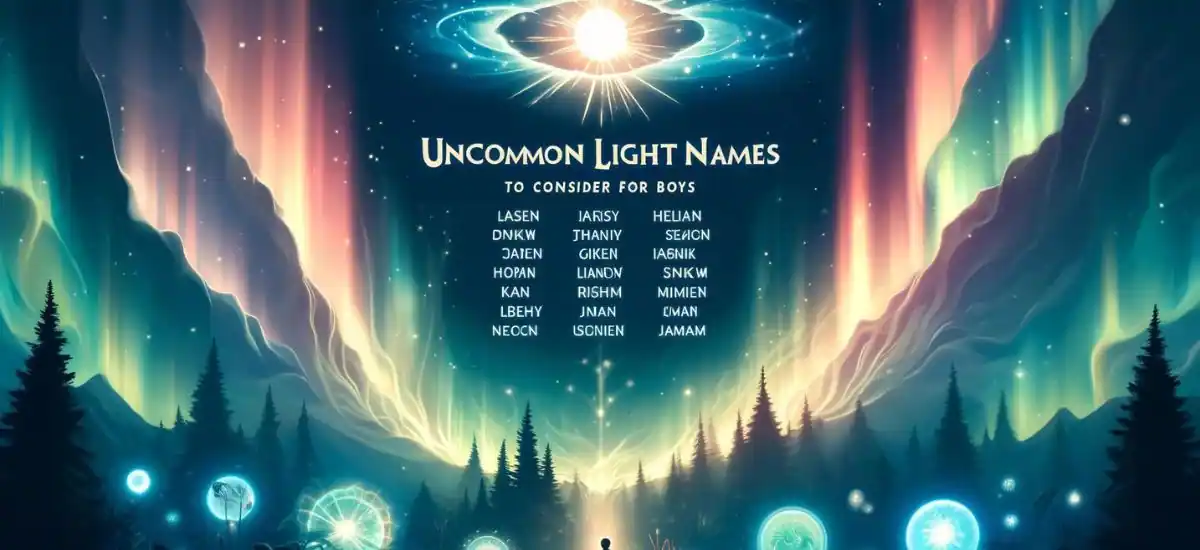 Boy Names That Mean Light
